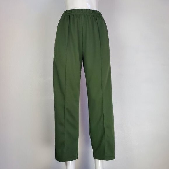 Vintage Pants - SOLD Vintage 80's Sara Morgan Green Track Pants